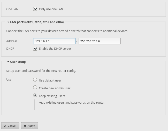 edgerouterx basic setup 