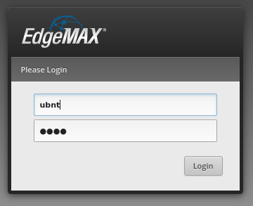 edgerouterx login 