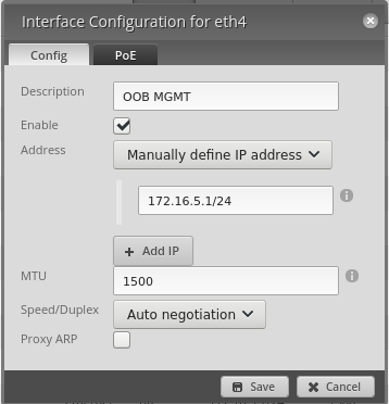 edgerouterx oob-mgmt 