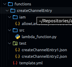 vscode folder structure